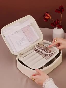 New Women's Cosmetic Bag Portable Storage Bag Large Capacity Luxury Makeup Bag Travel Organizer Essentials Toiletry Bags