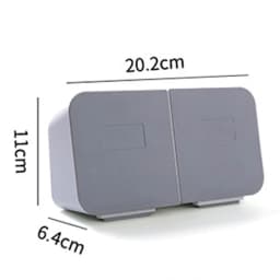 Bathroom Organizer Cotton Pads Storage Plastic Swab Holder Wall-mounted Tampon Container Cotton Swab Holder Cosmetic Organizer