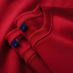 600G Cotton Plush Thickened Sweatshirt Thin Plush Heavyweight Solid Round Neck Sweater Autumn Winter Warm Sweater