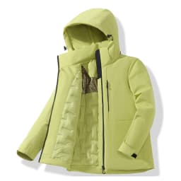 JNLN Unisex Waterproof Fleece Jackets Winter Windproof Thermal Windbreaker Men Women Hiking Camping Skiing Climbing Raincoat