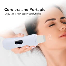 Ultrasonic Skin Scrubber Skin Spatula Ion Deep Face Cleaning 4 Modes Facial Lifting Ultrasonic Cleaner Peeling Skin Care Device