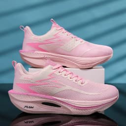 Marathon Men Sports Running Shoes Women's Carbon Board Air Cushion Breathable Athletic Lightweight Comfortable Nonskid Sneakers