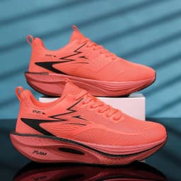 Marathon Men Sports Running Shoes Women's Carbon Board Air Cushion Breathable Athletic Lightweight Comfortable Nonskid Sneakers
