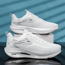 Marathon Men Sports Running Shoes Women's Carbon Board Air Cushion Breathable Athletic Lightweight Comfortable Nonskid Sneakers