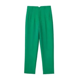 HXAO Ladies Pants Office Wear Black Pink White Pants for Women Fashion High waist Formal Pants Office outfits Pencil Trousers