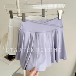 High Waist Pleated Tennis Skort Women Anti Exposure Built In Shorts Quick Dry Mini Skirt Yoga Running Golf Casual Skirts