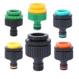 1/2“ 3/4" 1 Inch Thread Quick Connector Garden Irrigation Hose Quick Coupling Plastic Watering Pipe Quick Connector Fittings