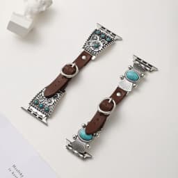 Retro WatchStrap For iWatch Ultra 4 3 49mm 12 11 10 42mm 46mm Vintage Band For Watch Serise9 8 7 SE 45mm 41 44 40 38mm Bracelet