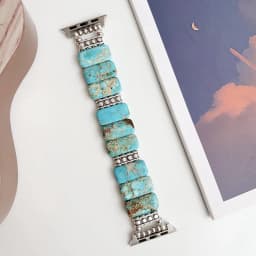 Bracelet Becorative Fancy Link Creative Colorful Natural Stone Design Correa Band For Apple Watch iWatch Strap