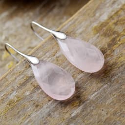 Classic Natural Stones Waterdrop Woman Hook Drop Earrings Ethnic Semiprecious Stone Designer Crystal Jewelry Gifts
