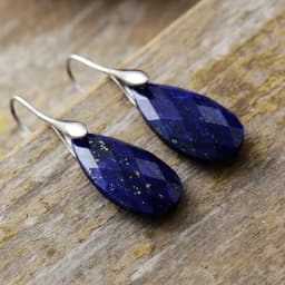 Classic Natural Stones Waterdrop Woman Hook Drop Earrings Ethnic Semiprecious Stone Designer Crystal Jewelry Gifts