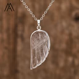 Luxury Flash Labradorite Angel Wing Pendant Necklaces Women Fashion Rainbow Fluorite Choker Necklace Jewelry Gifts Wholesales