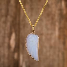 Luxury Flash Labradorite Angel Wing Pendant Necklaces Women Fashion Rainbow Fluorite Choker Necklace Jewelry Gifts Wholesales
