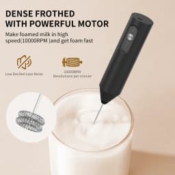 Wireless Electric Mini Milk Frother Coffee Whisk Portable Egg Beater Blender Kitchen Cooking Stirrer Cappuccino Coffee Maker