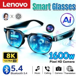 Lenovo Smart Glasses 2026 New AI Translation Bluetooth Conversation Recording Listening To Music Men Women Smart Sunglasses