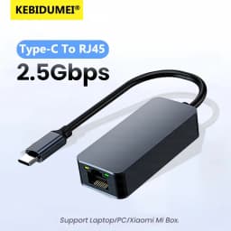 2500Mbps USB 3.0 Type-C To RJ45 Network Card 2.5G Adapter Gigabit Ethernet Converter Lan Hub For PC Laptop For Windows 8.1/10/11