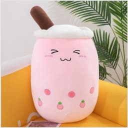 72cm Large Size Milk Tea Pillow Soft Stuffed Plush Toys Boba Tea Plushie Toy For Kids Toys Birthday Gifts