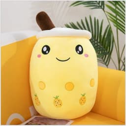 72cm Large Size Milk Tea Pillow Soft Stuffed Plush Toys Boba Tea Plushie Toy For Kids Toys Birthday Gifts