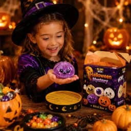 Halloween Simulation Dumpling Pectin Squishy Rebound Soft Squeeze Stress Ball Box Anti-Stress Toy Sensory Blind Box Gift