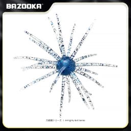 Bazooka TPE Fishing Lure 2g 8g Simulated Sea Urchin Lures Soft Silicone For Bream Pike Bass Mandarin Tilapia Gears Winter Biats