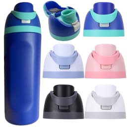 Water Bottle Top Cap No Leakage One-Touch Water Bottle Cap One Button Water Bottle Top Lid for Owala Cup 16oz 24oz 32oz 40oz
