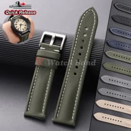 Premium Sailcloth Watch Band for Blancpain Straps Waterproof Canvas Nylon Quick Release Bracelets 18mm 19mm 21mm 20mm 22mm Belt
