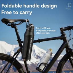 Stainless Steel Water Bottle Cycling Tumble Insulated Cold And Hot Flasks Double Wall Portable With Handle Sports Outdoor Cup