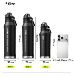Stainless Steel Water Bottle Cycling Tumble Insulated Cold And Hot Flasks Double Wall Portable With Handle Sports Outdoor Cup