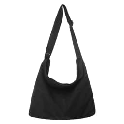 Simple Solid Color College Shoulder Bag Women Male Student Canvas Crossbody Bag Men Cool Schoolbags Female Travel Messenger Bags