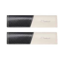 2pcs Seat Belt Covers Car Safety Belts Cover Auto Accessories For Ford Mustang Foose Explorer Mondeo Shelby Fiesta Focus Fusion