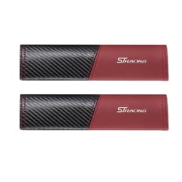 2pcs Seat Belt Covers Car Safety Belts Cover Auto Accessories For Ford Mustang Foose Explorer Mondeo Shelby Fiesta Focus Fusion