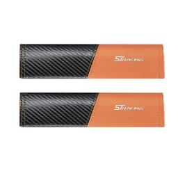 2pcs Seat Belt Covers Car Safety Belts Cover Auto Accessories For Ford Mustang Foose Explorer Mondeo Shelby Fiesta Focus Fusion
