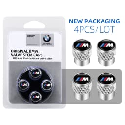 Lightweight Portable Metal Aluminum Alloy Car Tire Valve Cap Wheel Stem Rim Protector For BMW M Performance E46 E90 E60 E92 E91