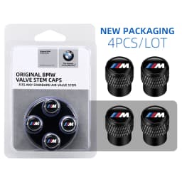 Lightweight Portable Metal Aluminum Alloy Car Tire Valve Cap Wheel Stem Rim Protector For BMW M Performance E46 E90 E60 E92 E91