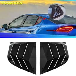 For Kia Stinger 2018-2022 Side Window Louvers Spare Parts Premium Durable Replaces Sunshade Cover Air Vent Louvers