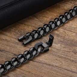 Vnox 18cm/20cm/22cm Stainless Steel Bold Cuban Bracelets for Men Women,6mm/8mm/10mm/12mm Width Miami Curb Links Wristband Gift