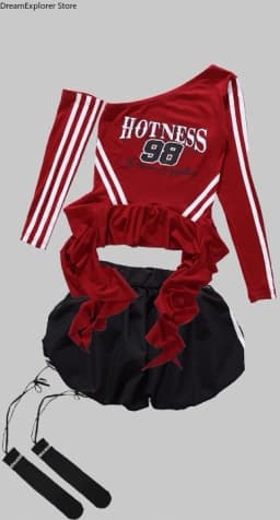 Girls Hip Hop Off Shoulder Crop Top puff Skirts Cargo Pants Child Streetwear Girl Group Costumes Kids K-pop Dance Clothes Sets