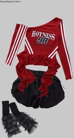 Girls Hip Hop Off Shoulder Crop Top puff Skirts Cargo Pants Child Streetwear Girl Group Costumes Kids K-pop Dance Clothes Sets