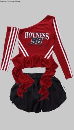 Girls Hip Hop Off Shoulder Crop Top puff Skirts Cargo Pants Child Streetwear Girl Group Costumes Kids K-pop Dance Clothes Sets