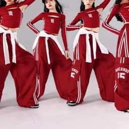 Girls K-pop Crop Top Joggers Cargo Pants Children Hip Hop Streetwear Girl Group Clothes Sets Kids Street Dance Jazz Costumes
