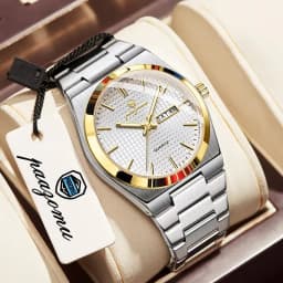 Customized Watch PAAZOMU Luxury Men Clock Fashion Luminous Waterproof Chronograph Date Watch For Man Quartz Men's Watches Reloj