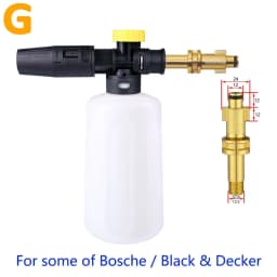 750ml Car Wash Snow Foam Spear For Karcher Huter Nilfisk Parkside Lavor Daewoo High Pressure Washing Machine Water Gun PA Pot
