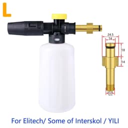 750ml Car Wash Snow Foam Spear For Karcher Huter Nilfisk Parkside Lavor Daewoo High Pressure Washing Machine Water Gun PA Pot