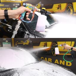 750ml Car Wash Snow Foam Spear For Karcher Huter Nilfisk Parkside Lavor Daewoo High Pressure Washing Machine Water Gun PA Pot