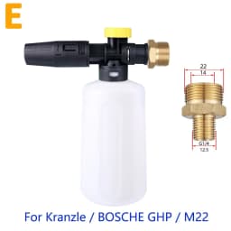 750ml Car Wash Snow Foam Spear For Karcher Huter Nilfisk Parkside Lavor Daewoo High Pressure Washing Machine Water Gun PA Pot