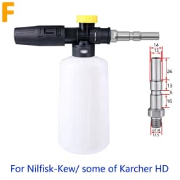 750ml Car Wash Snow Foam Spear For Karcher Huter Nilfisk Parkside Lavor Daewoo High Pressure Washing Machine Water Gun PA Pot