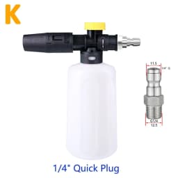 750ml Car Wash Snow Foam Spear For Karcher Huter Nilfisk Parkside Lavor Daewoo High Pressure Washing Machine Water Gun PA Pot