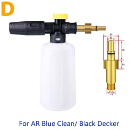 750ml Car Wash Snow Foam Spear For Karcher Huter Nilfisk Parkside Lavor Daewoo High Pressure Washing Machine Water Gun PA Pot