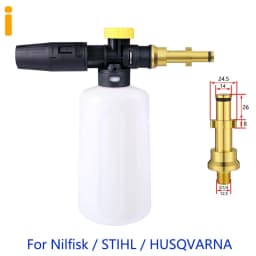 750ml Car Wash Snow Foam Spear For Karcher Huter Nilfisk Parkside Lavor Daewoo High Pressure Washing Machine Water Gun PA Pot