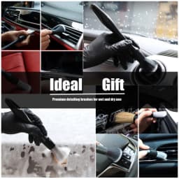Car Detailing Brush Acid and Alkali Resistant Automotive Detail Brush for Cleaning Interior & Exterior Dashboard Rims Wheel Lug